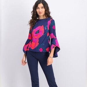 Trina Turk Women Grand Jete Top  size xs